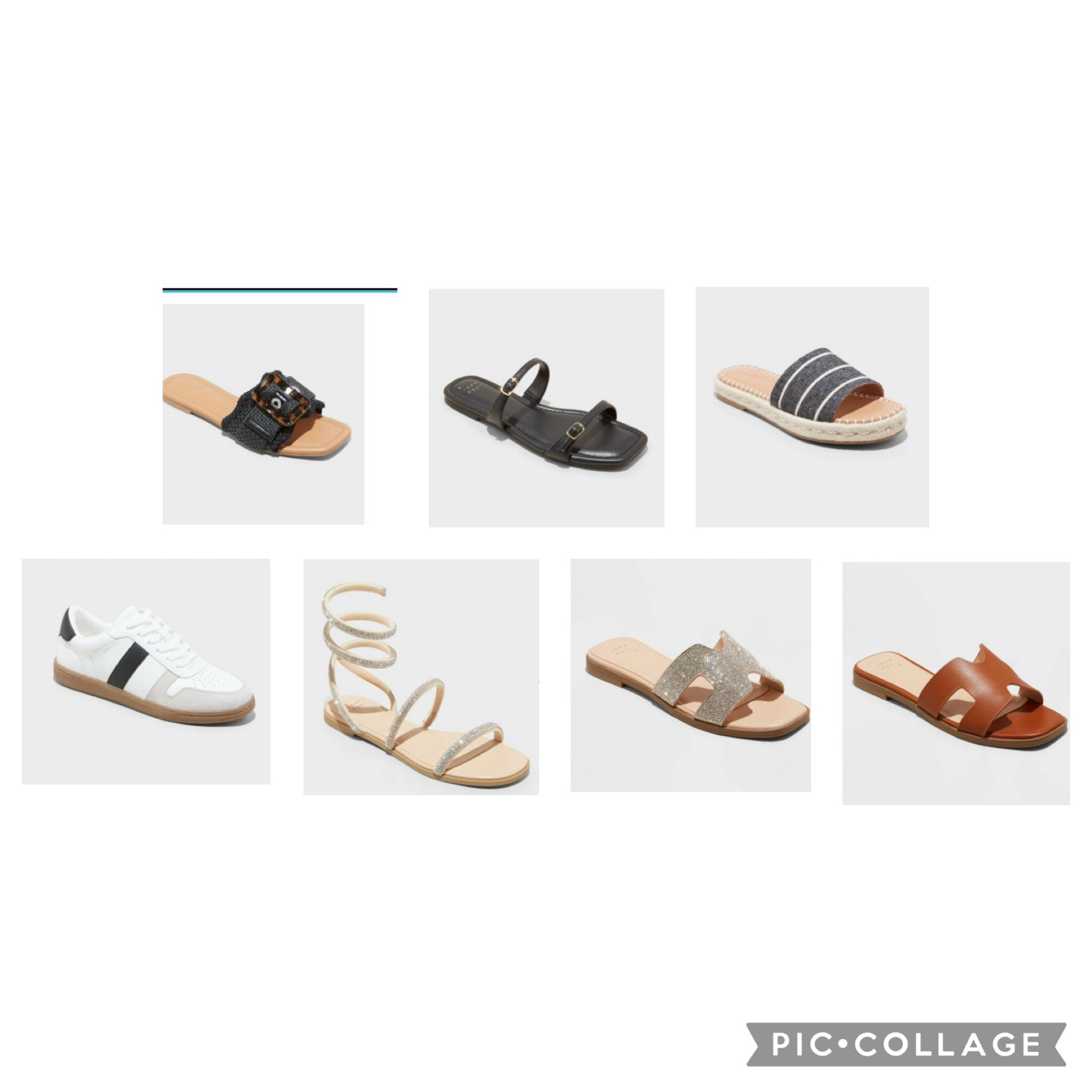 Sandals for the fam!
#sandals #slides #summer #universalthread #rhinestoneflats 

#LTKsalealert #LTKstyletip #LTKshoecrush