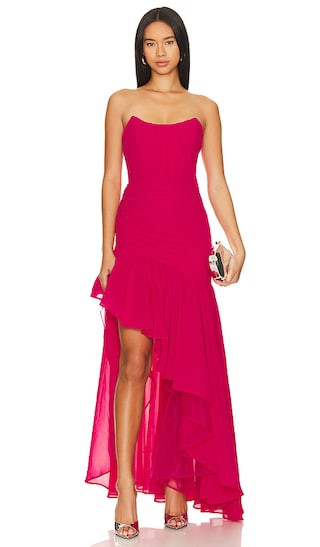 Lerry Gown in Hot Pink | Revolve Clothing (Global)