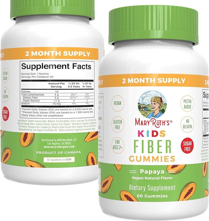MaryRuth Organics Nutritional Supplement, 2 Month Supply, Sugar Free, Prebiotic, for Kids Ages 2+... | Amazon (US)