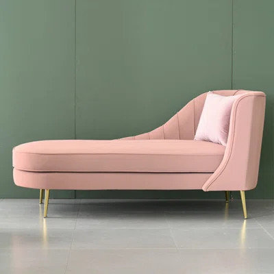 Solid Wood Simple Lazy Sofa Chaise Longue Upholstered Chaise Lounge | Wayfair North America