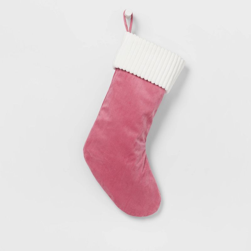 20" Reversible Christmas Holiday Stocking Purple/Pink - Wondershop™ | Target