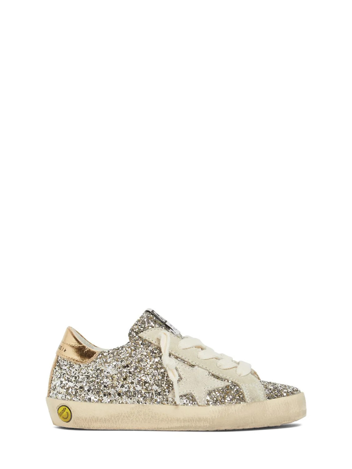 Super-star Glittered Lace-up Sneakers | Luisaviaroma