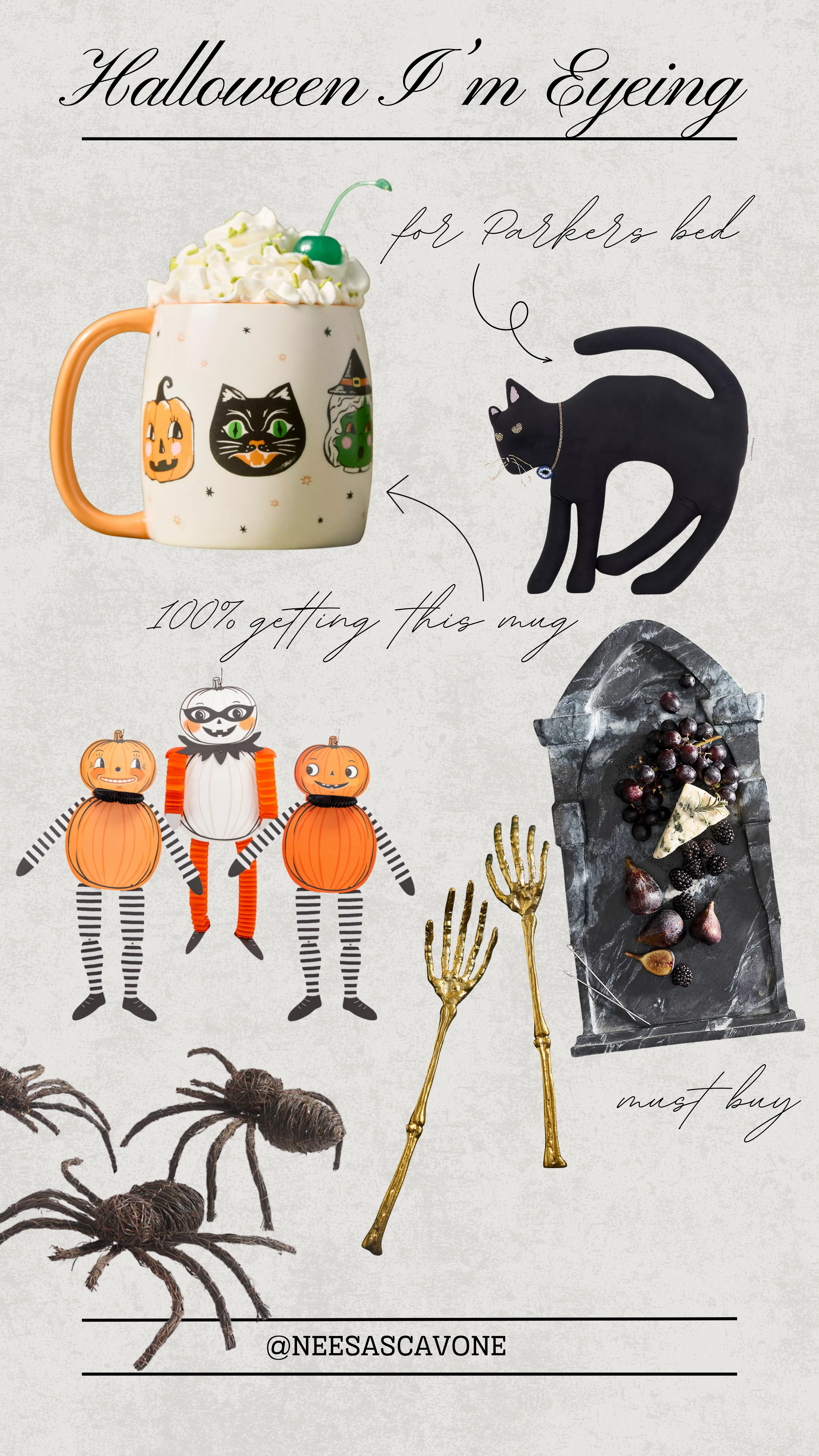 🛒 Halloween Finds in My Cart This Year 🎃
From spooky charcuterie boards to the cutest mugs, serving spoons, and even a Halloween pillow for decorating Parker’s room — I’m fully in my cozy Halloween era. Rounding up everything I’m eyeing for this season and linking it all on LTK! 👻🧡

#HalloweenInMyCart #SpookySeasonFinds #LTKHoliday #HalloweenDecor #CharcuterieGoals #HalloweenMugObsessed #SpookyCuteDecor #MomLifeMagic #HalloweenWithKids #PillowDecor #LTKFallVibes #HolidayReady #LTKHalloween #LTKHalloweenfinds #halloweencoffeemug #anthrofinds #anthropologiefinds #halloweentablescape 

  

#LTKSeasonal #LTKHome #LTKSeasonal #LTKKids #LTKFamily