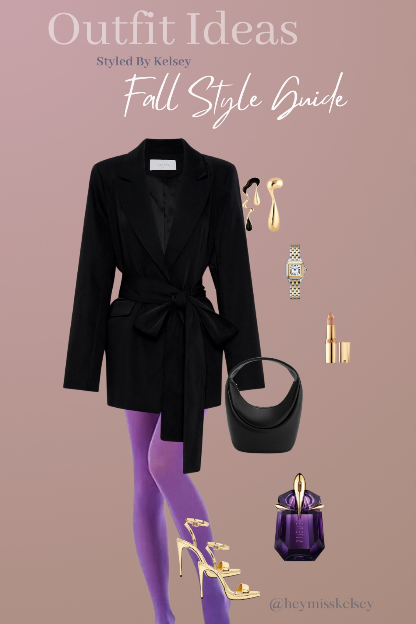Going out outfit idea for fall and winter. Colored tights is a fun way to make an outfit look more unique and interesting. 

#LTKshoecrush #LTKfindsunder50 #LTKstyletip