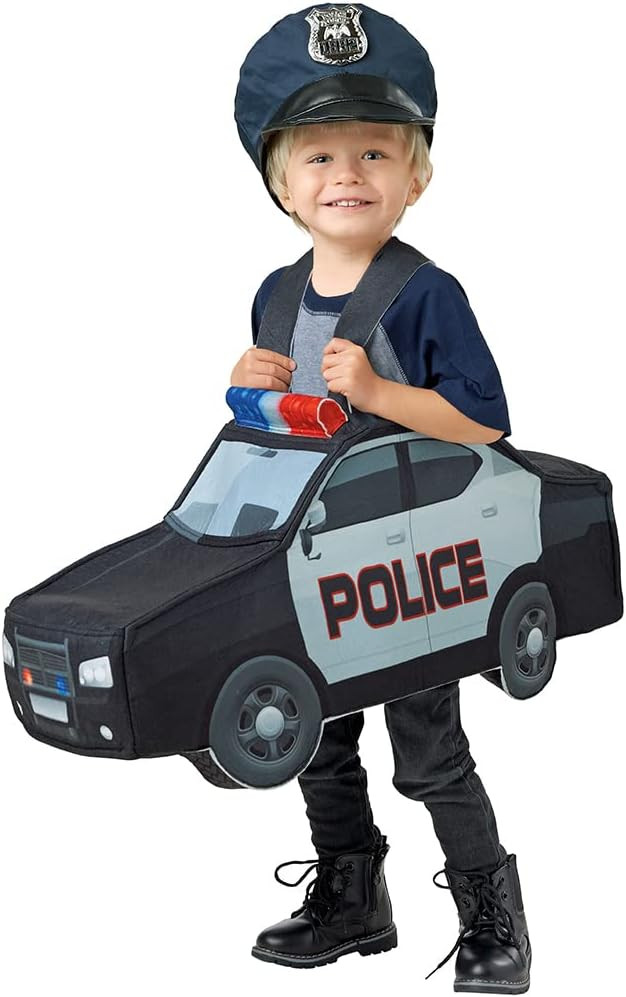 Seasons Toddler Police Car Costume for Child 3-5 Years | Amazon (US)