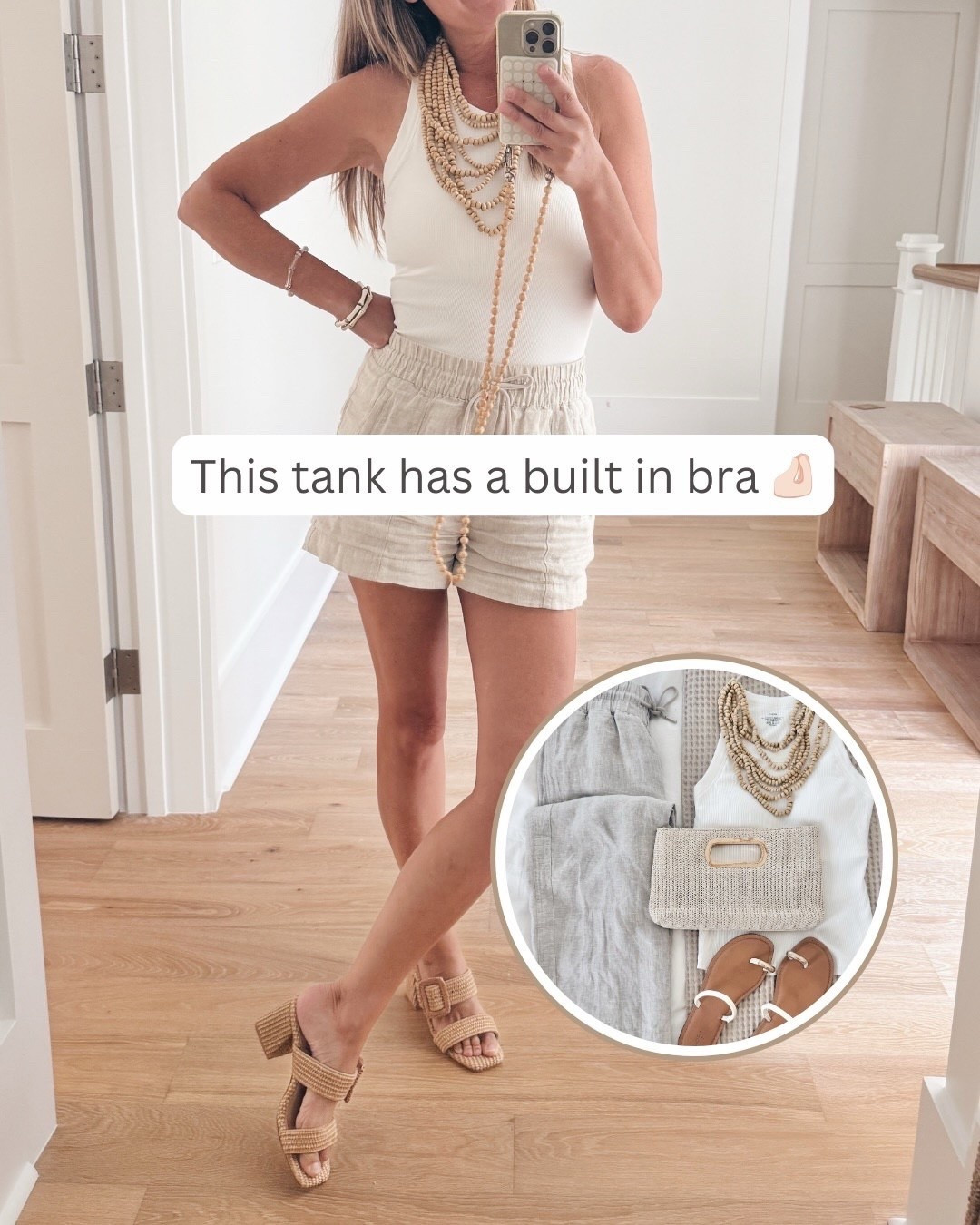 Great tank top with a built-in bra 🙌🏻🙌🏻￼

#LTKdayinmylife #LTKSeasonal #LTKootd