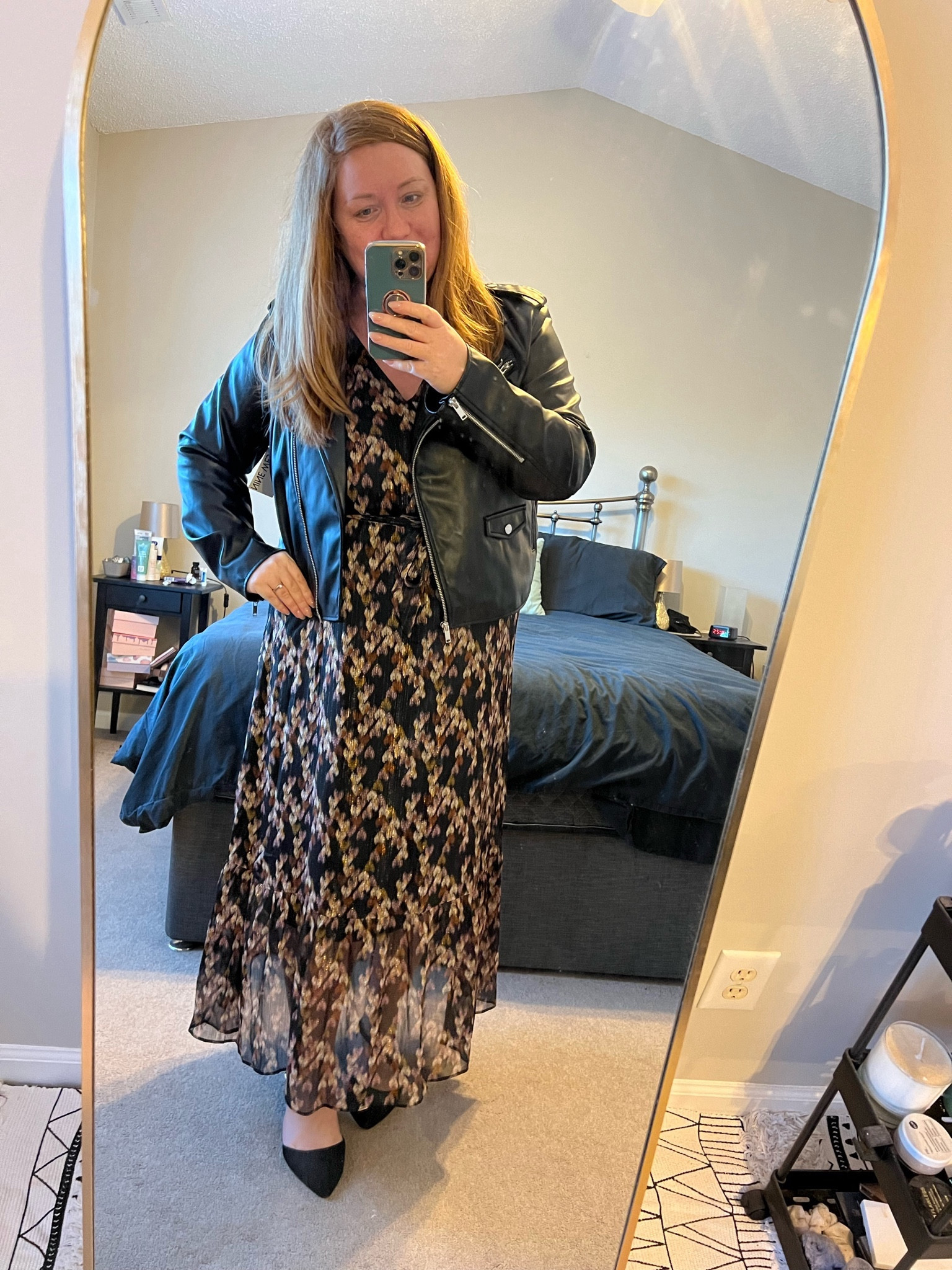 LC Lauren Conrad maxi dress from Kohl’s, with Nine West faux leather jacket from Kohl’s - both currently 20% off

#laurenconrad #kohls #dress #christmas #newyear #leatherjacket

#LTKfindsunder100 #LTKHoliday #LTKSeasonal