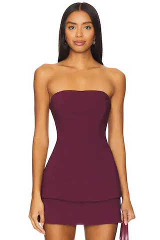 House of Harlow 1960 x REVOLVE Samia Top in Burgundy from Revolve.com | Revolve Clothing (Global)