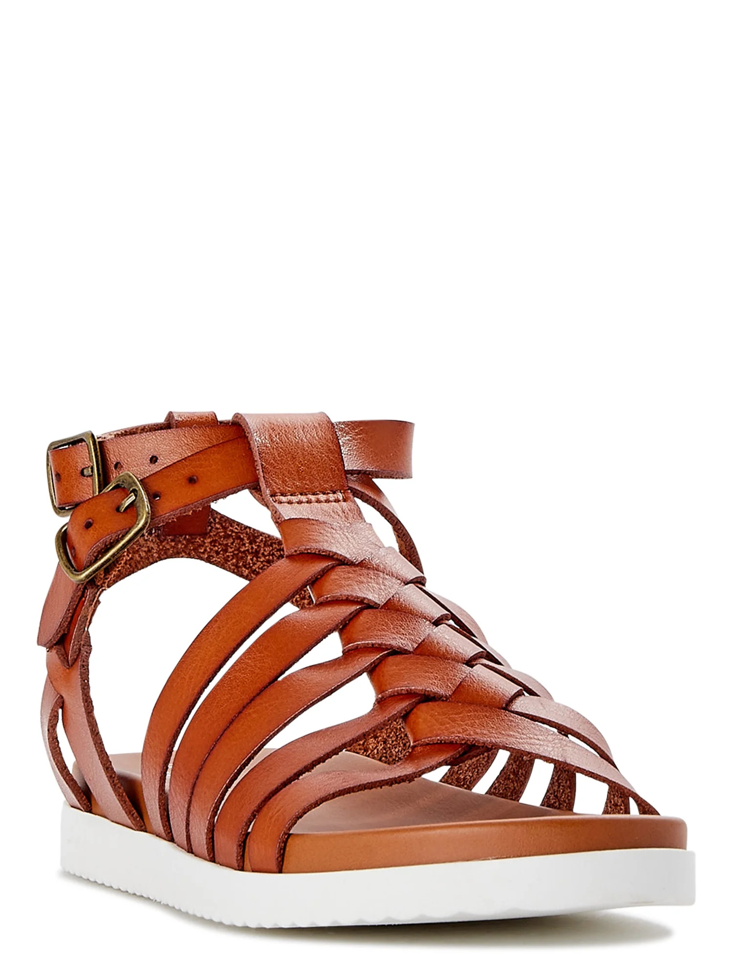 Wonder Nation Girls Gladiator Sandal, Sizes 13-6 | Walmart (US)