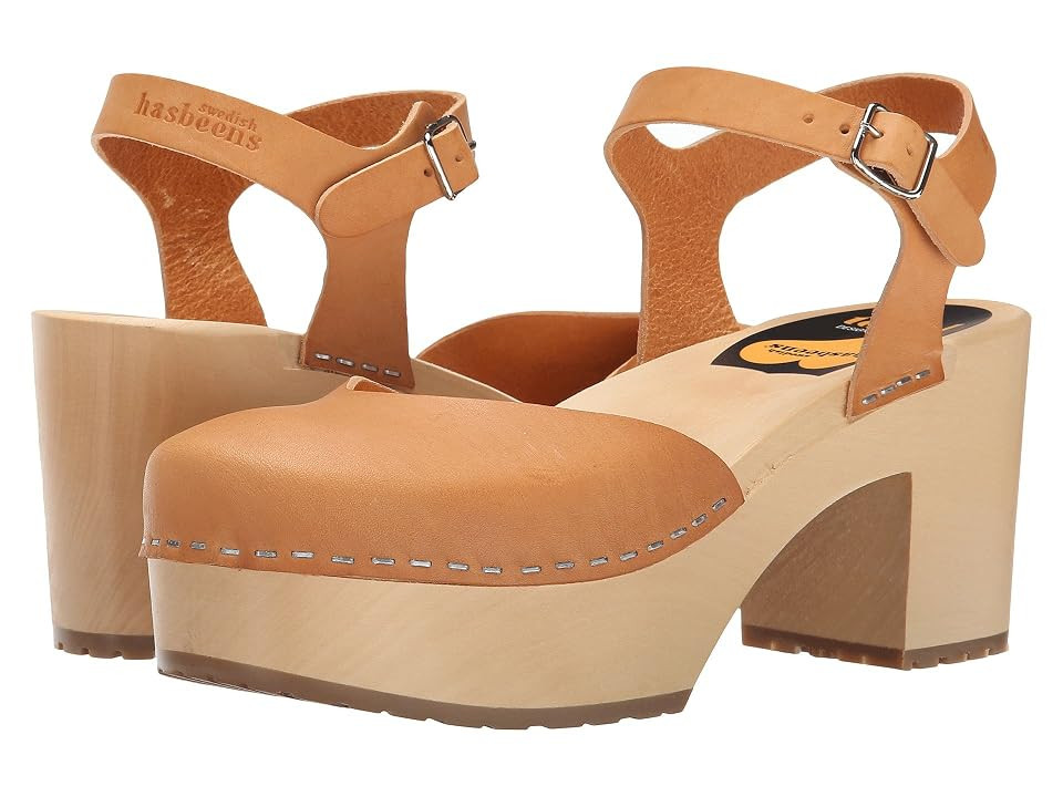 Swedish Hasbeens Krillan (Nature) High Heels | Zappos