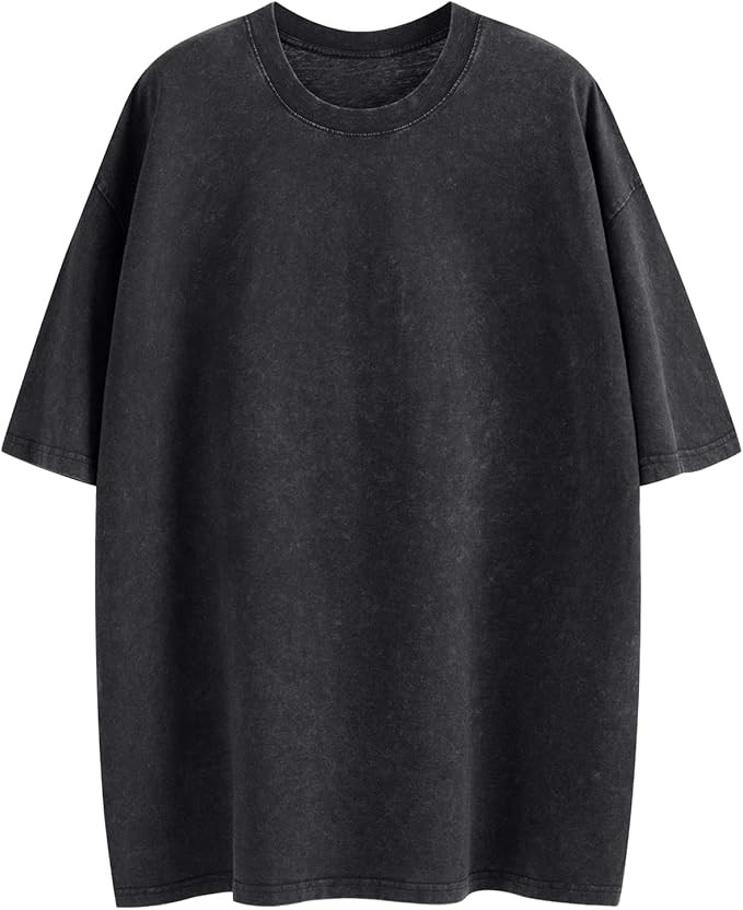 Oversized T Shirts for Women Vintage Basic Boyfriend Tees Loose Fit Baggy Grunge Shirts Acid Wash... | Amazon (US)