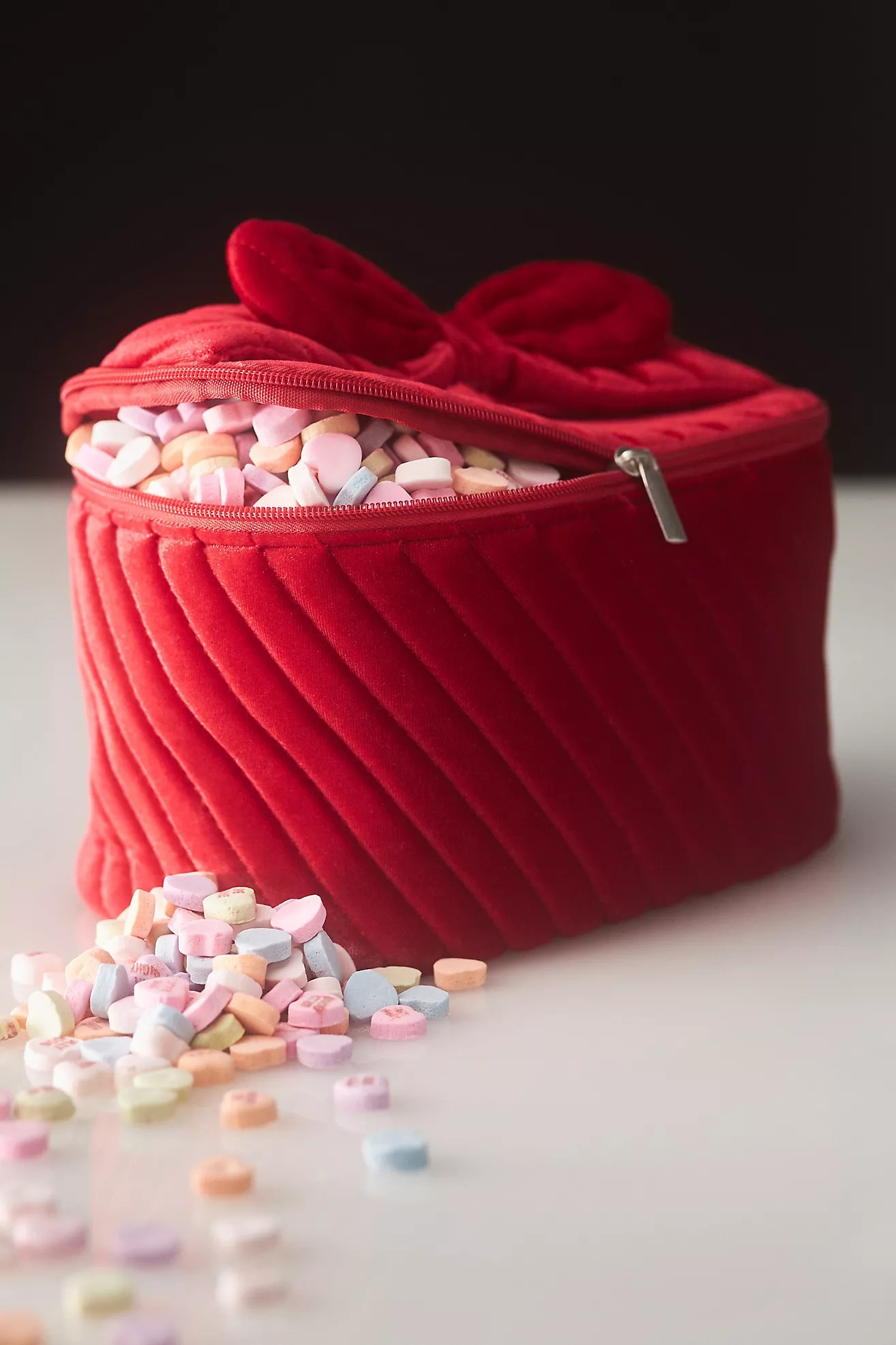 Quilted Velvet Train Case | Anthropologie (US)