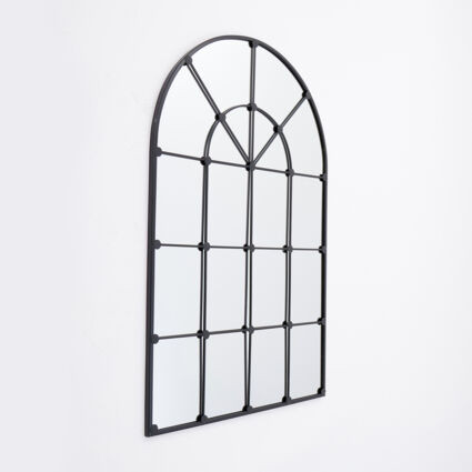 Black Arch Mirror 106x71cm | TK Maxx