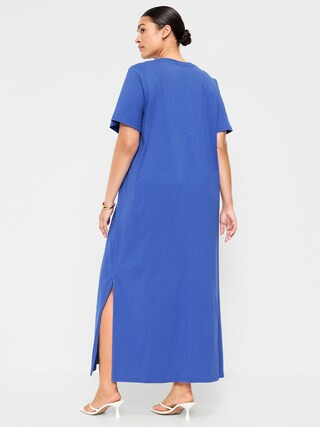 Vintage Crew-Neck Maxi Dress | Old Navy (US)