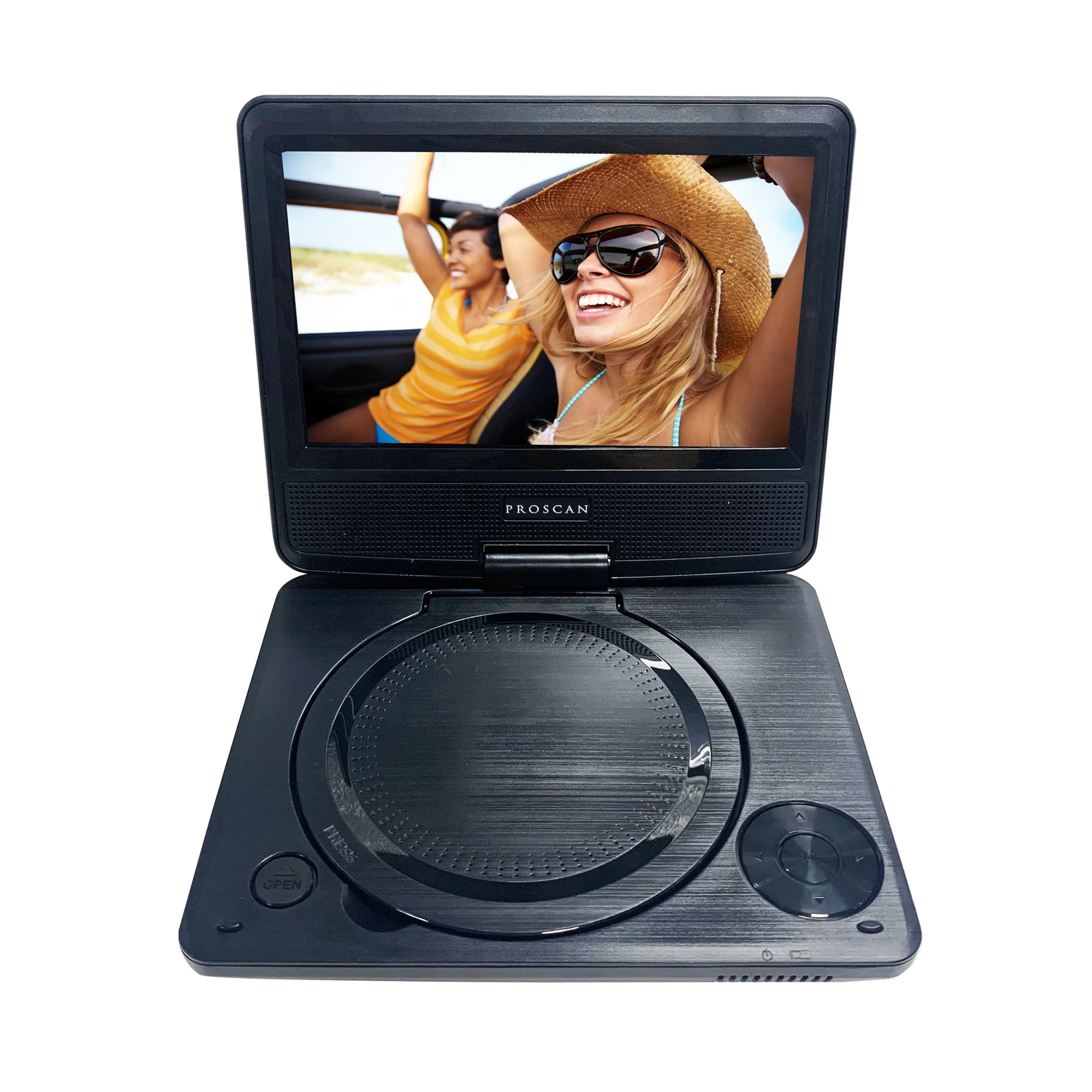 Proscan Elite 7-inch Portable DVD Player Model PEDVD7060 with 800 x 480 Resolution in Black | Walmart (US)