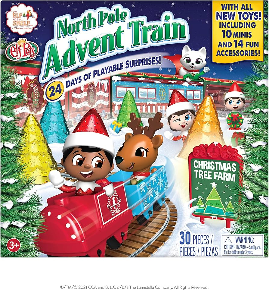 The Elf on the Shelf North Pole Advent Train - Includes 24 days of fun surprises | Amazon (US)