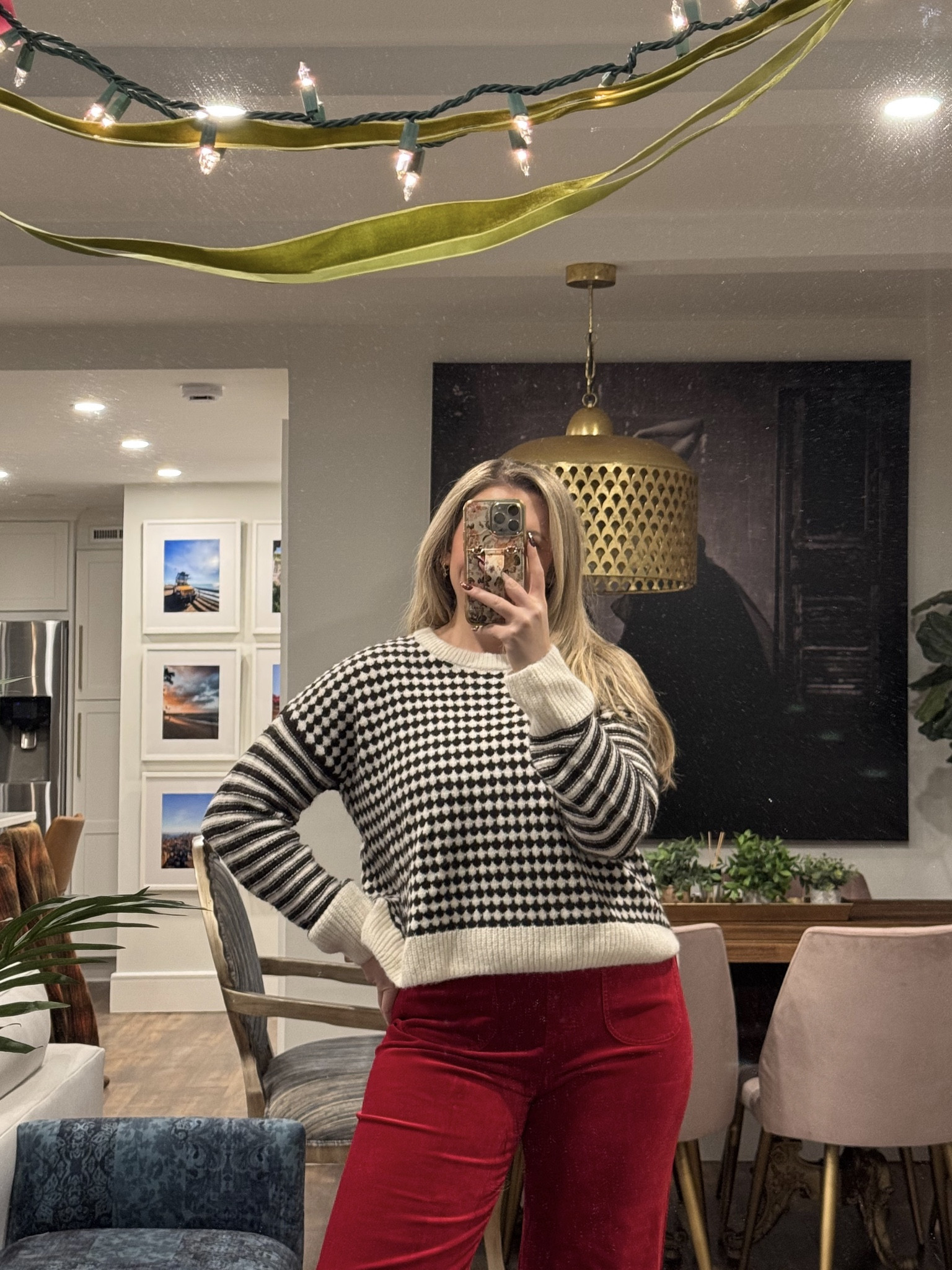 Cute black and white sweater! Wearing a large. super soft. 

 

#LTKGiftGuide #LTKHoliday #LTKMidsize