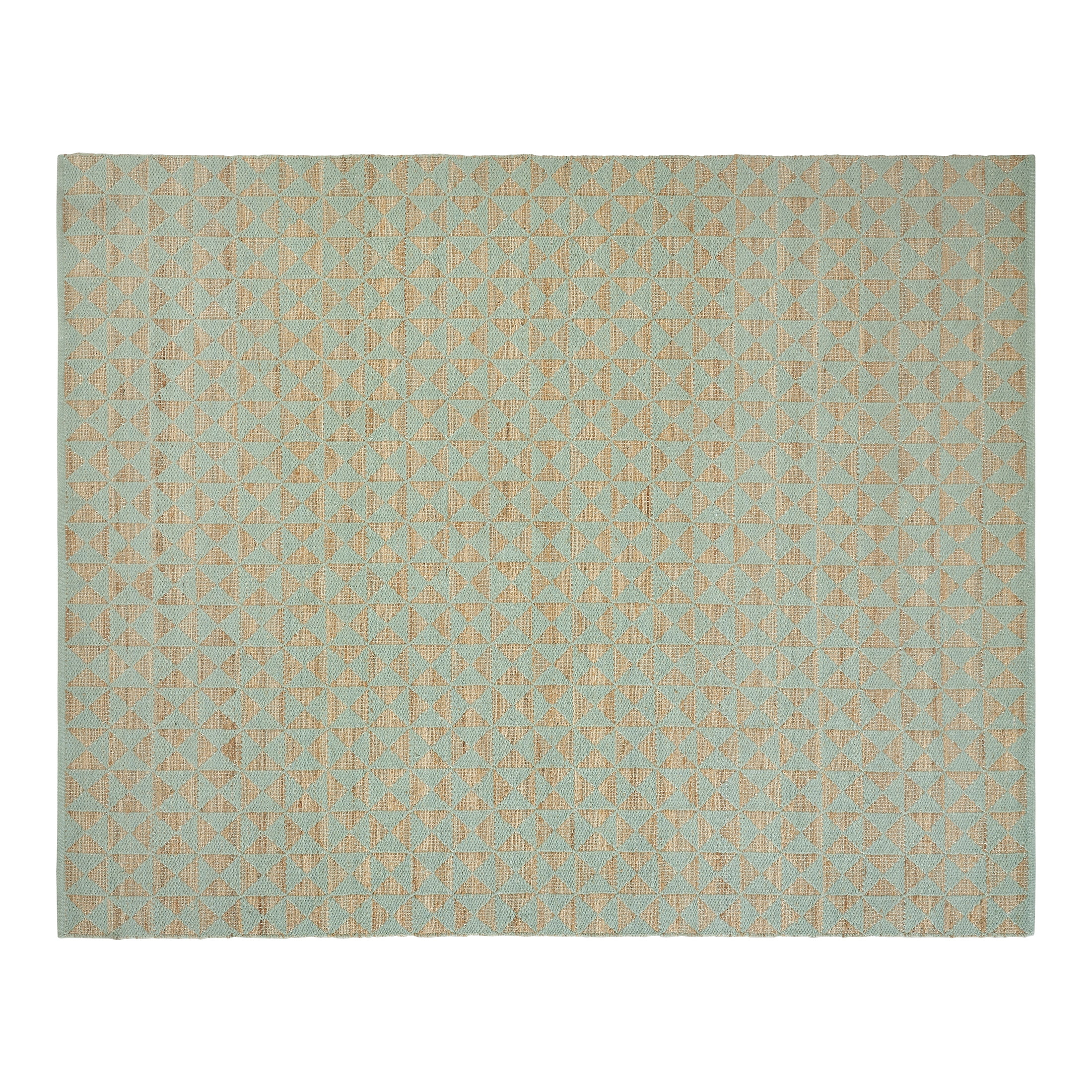 Beautiful Sage Green Jute Geometric Indoor Area Rug by Drew Barrymore, 8' x 10' | Walmart (US)