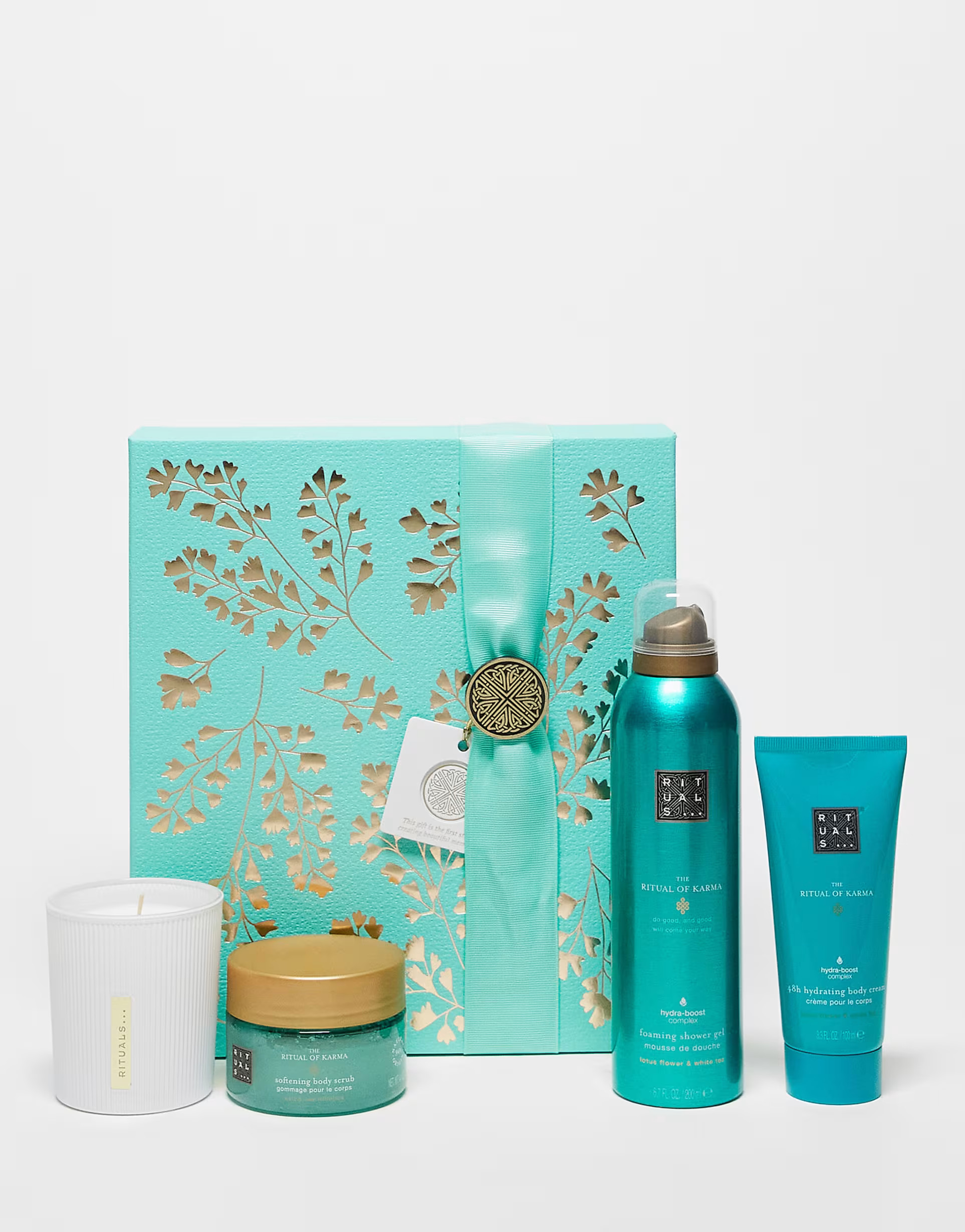 The Ritual of Karma Lotus Flower & White Tea Bath & Body Medium Gift Set | ASOS (Global)