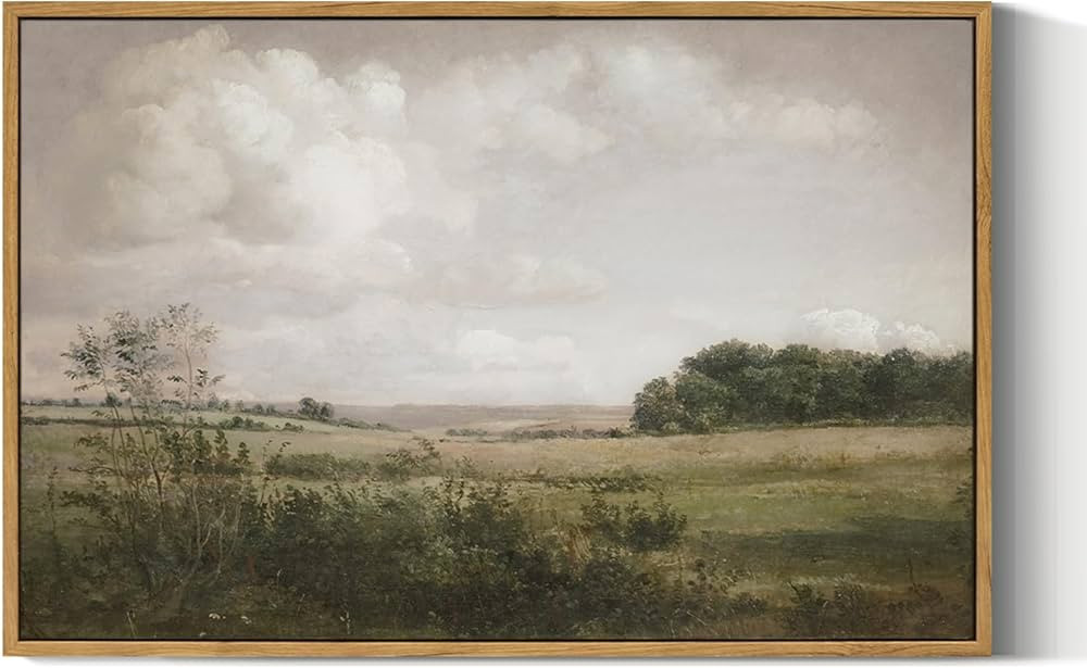 VIYYIEA Nature Large Framed Wall Art, Wilderness Vintage Art Decor Room Aesthetic, 16X24 Inch Can... | Amazon (UK)