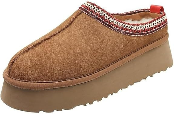 Platform Women's Winter Snow Boots Padded and Thickened Warm Casual Shoes Cold Weather Shoes Home... | Amazon (US)