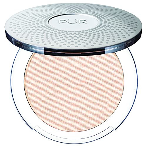 PUR Beauty 4-in-1 Pressed Mineral Makeup Powder Foundation with SPF 15 - Concealer & Finishing Compact Pressed Powder for Face - Buildable Medium to Full Coverage Foundation Powder (Fair Ivory) | Amazon (US)