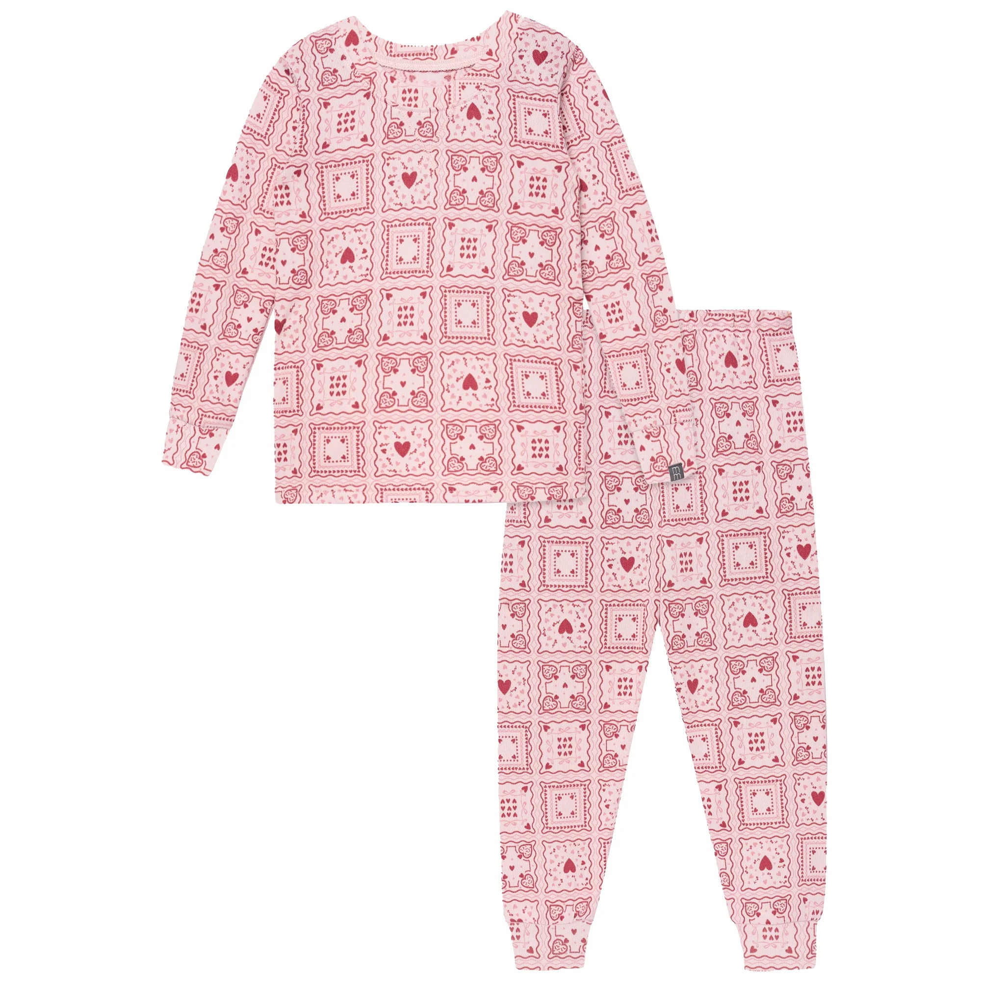 Modern Moments by Gerber Toddler Valentine´s Day Pajama Set, 2-Piece, Sizes 12M-5T | Walmart (US)