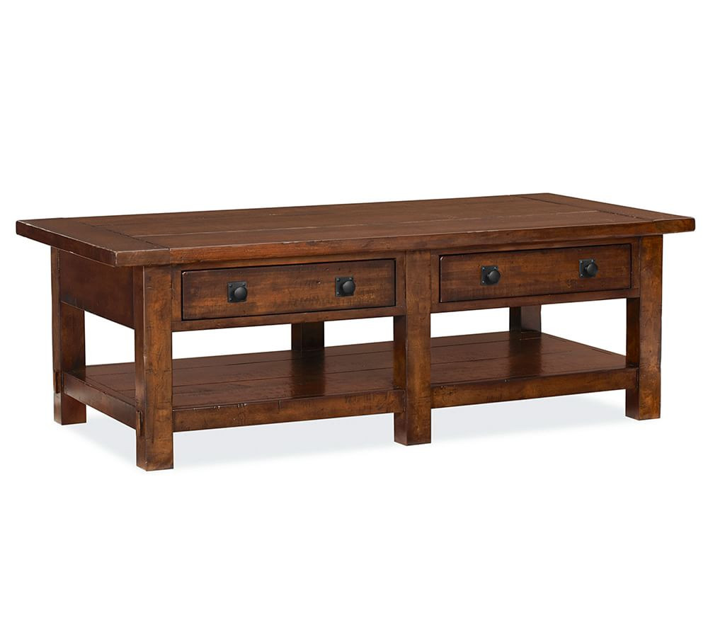Benchwright 54&amp;quot; Rectangular Coffee Table | Pottery Barn (US)