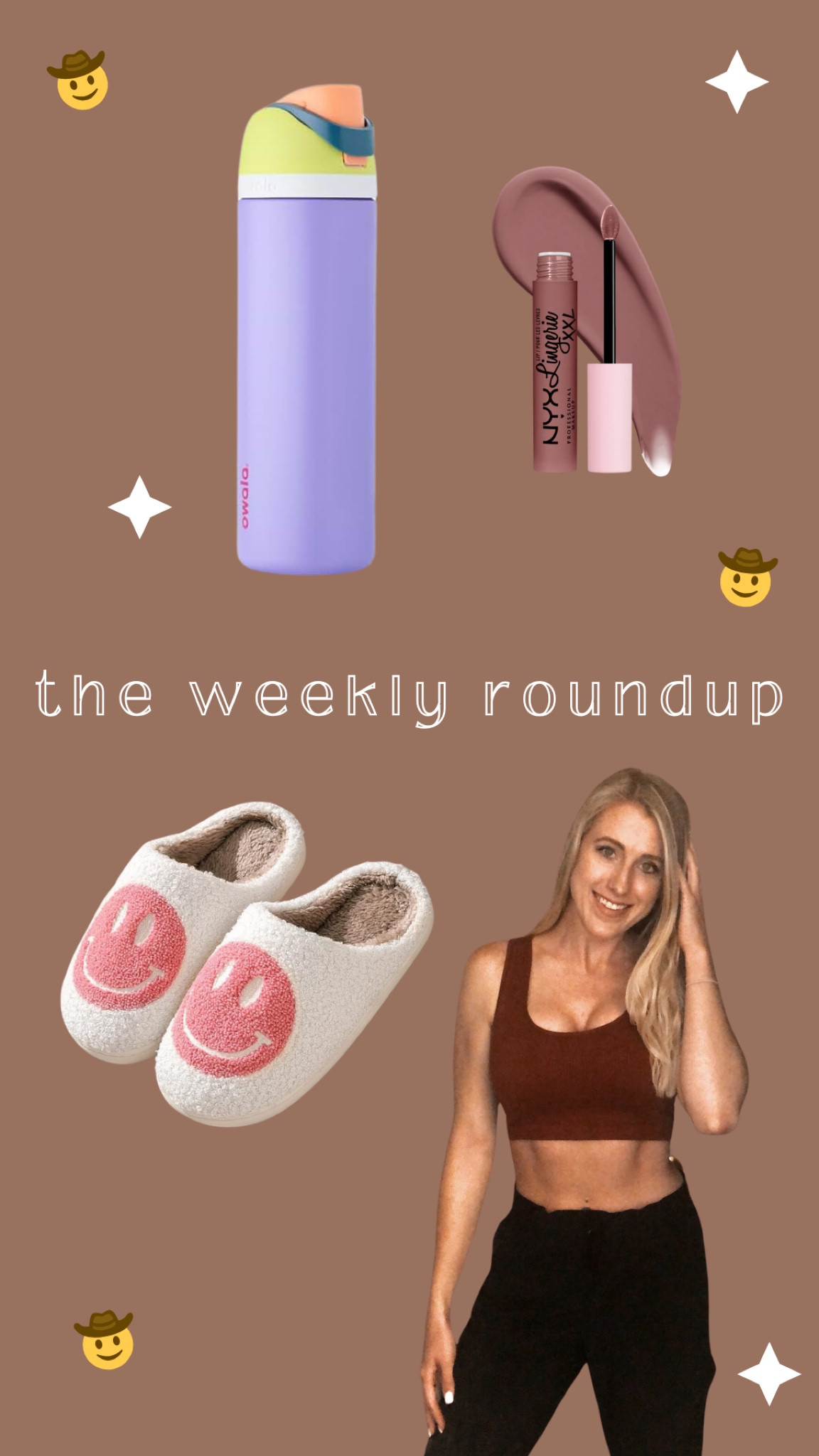 The people have spoken🫡

These were yalls top picks this week!!🫶🏼

Owala bottle - chefs kiss 🤌🏼 I am drinking SO much more water now with this bottle

NYX lip color - recommended to me by a makeup artist, stays on so well!

Slippers - they’re just too darn cute! Get your normal size OR size up**

Joggers - super lightweight, pockets galore, & I always get about 15 compliments on them lol!

| All Under $35‼️

What were YOUR fav items this week?

#LTKstyletip #LTKfindsunder50