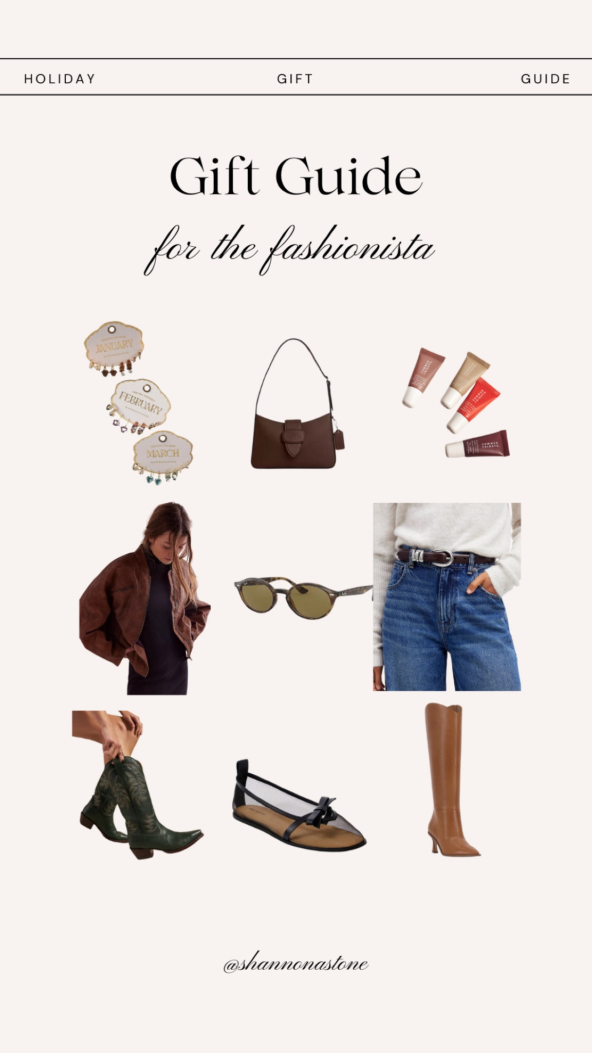 Gift guide for the fashionistaa

#LTKSeasonal #LTKGiftGuide