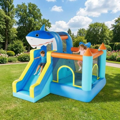 COZONY Inflatable Bounce House, Kids Jump Bouncer w/ Slide & Air Blower, Indoor/Outdoor Castle | Target