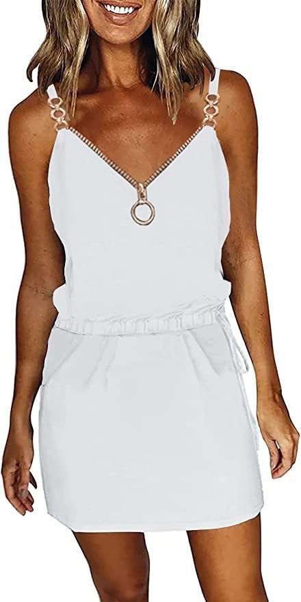 ETCYY Summer Dresses for Women 2023 Beach Dress Cover Ups Boho Floral Print T Shirt Sundresses wi... | Amazon (US)