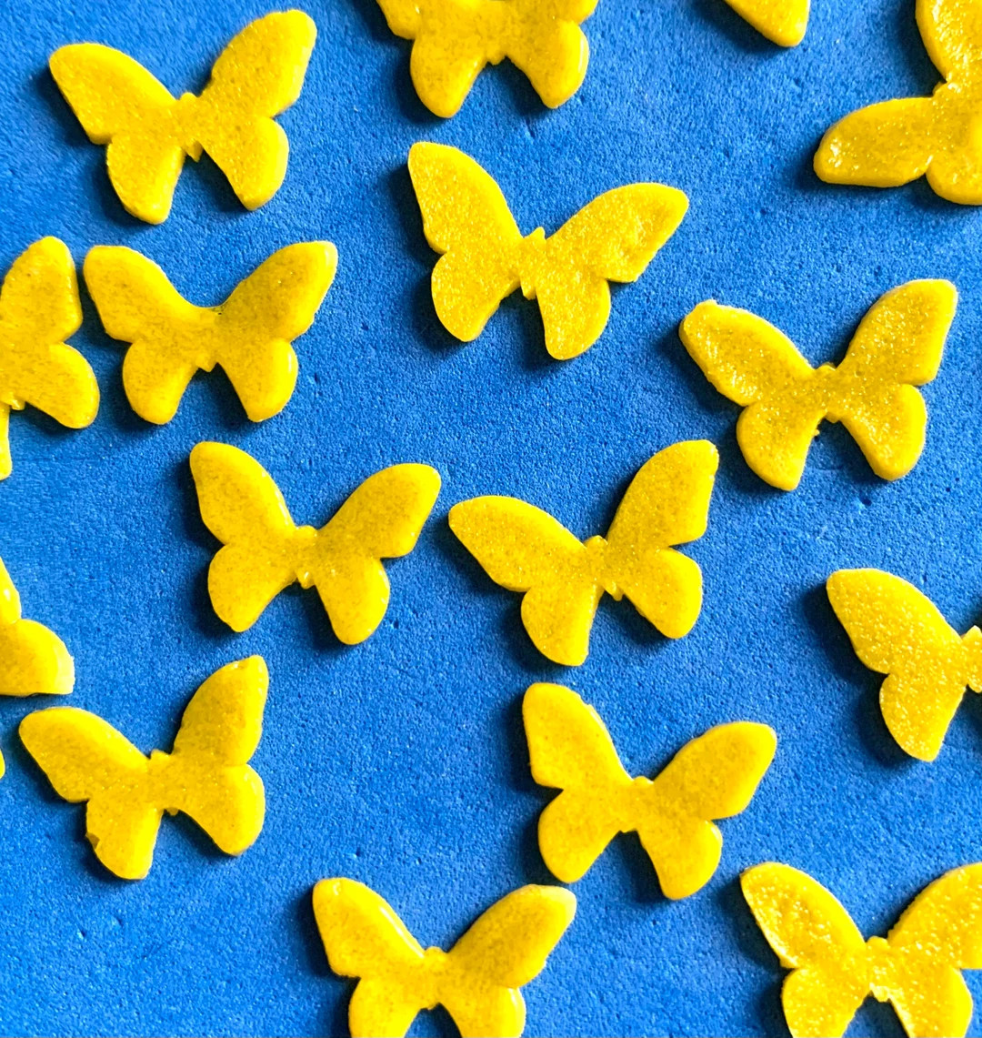 COE 96 Fused Glass Butterflies - Yellow - Pack of 12 - Etsy | Etsy (Global)