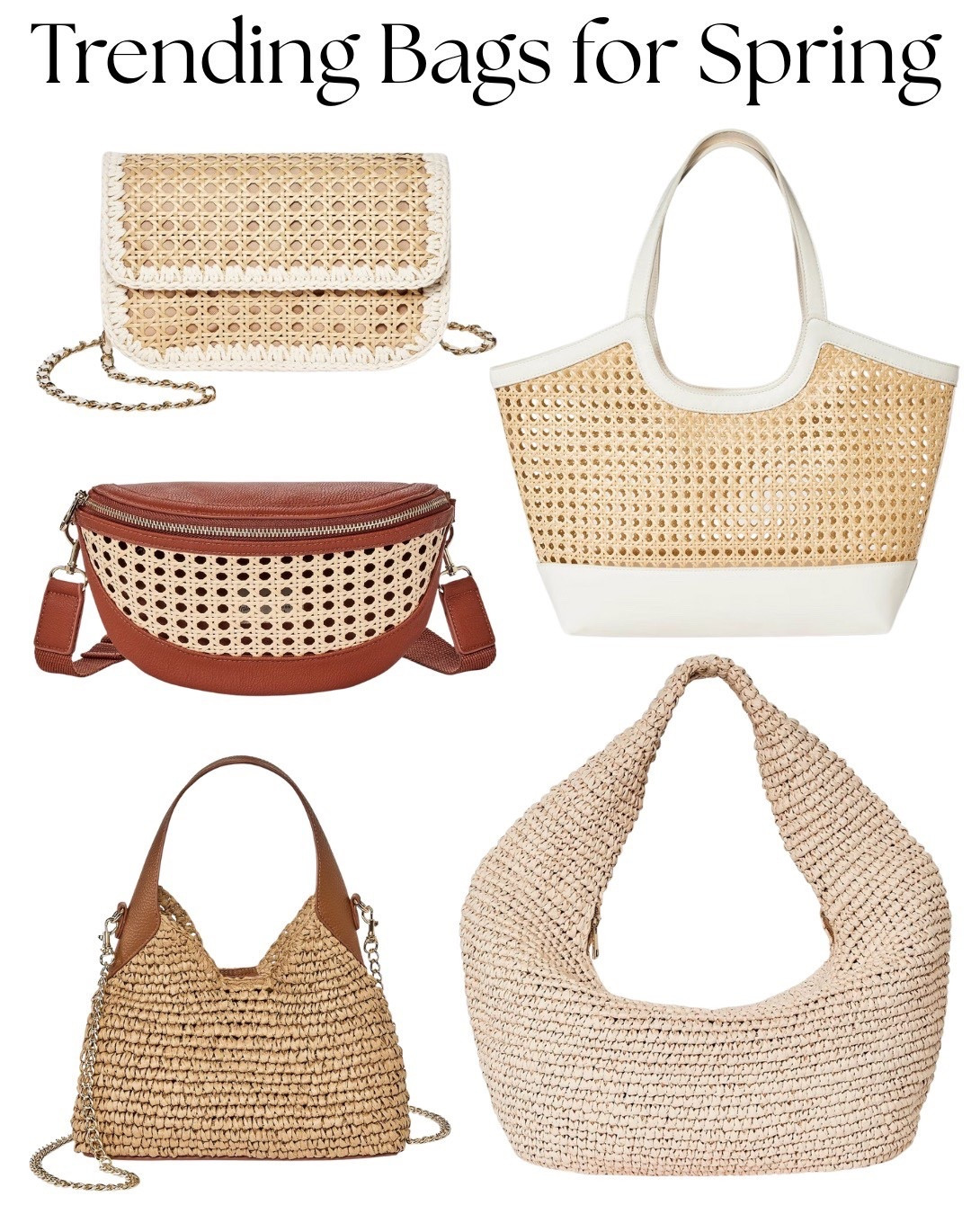 Trending bags for spring! Love these natural bags! 

#LTKgrwm #LTKootd #LTKdayinmylife