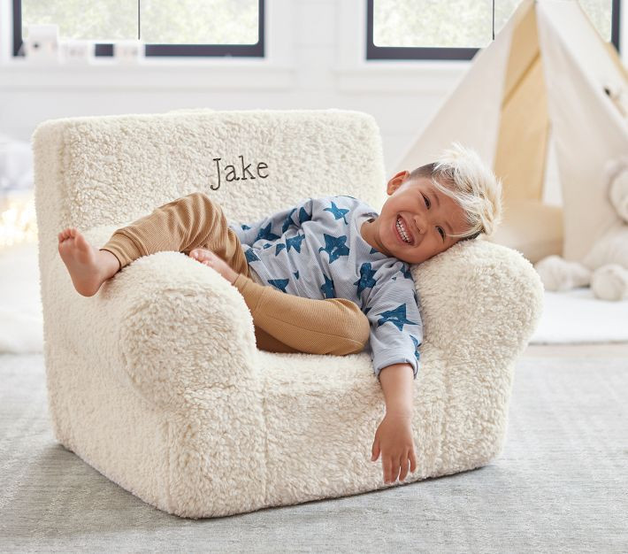 Kids Anywhere Chair®, Cream Sherpa | Pottery Barn (US)