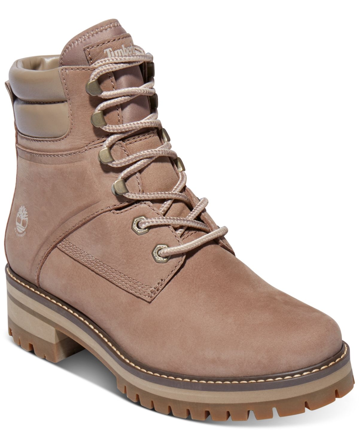 Timberland Women's Courmayeur Valley Lace-Up Lug Sole Boots Women's Shoes | Macys (US)