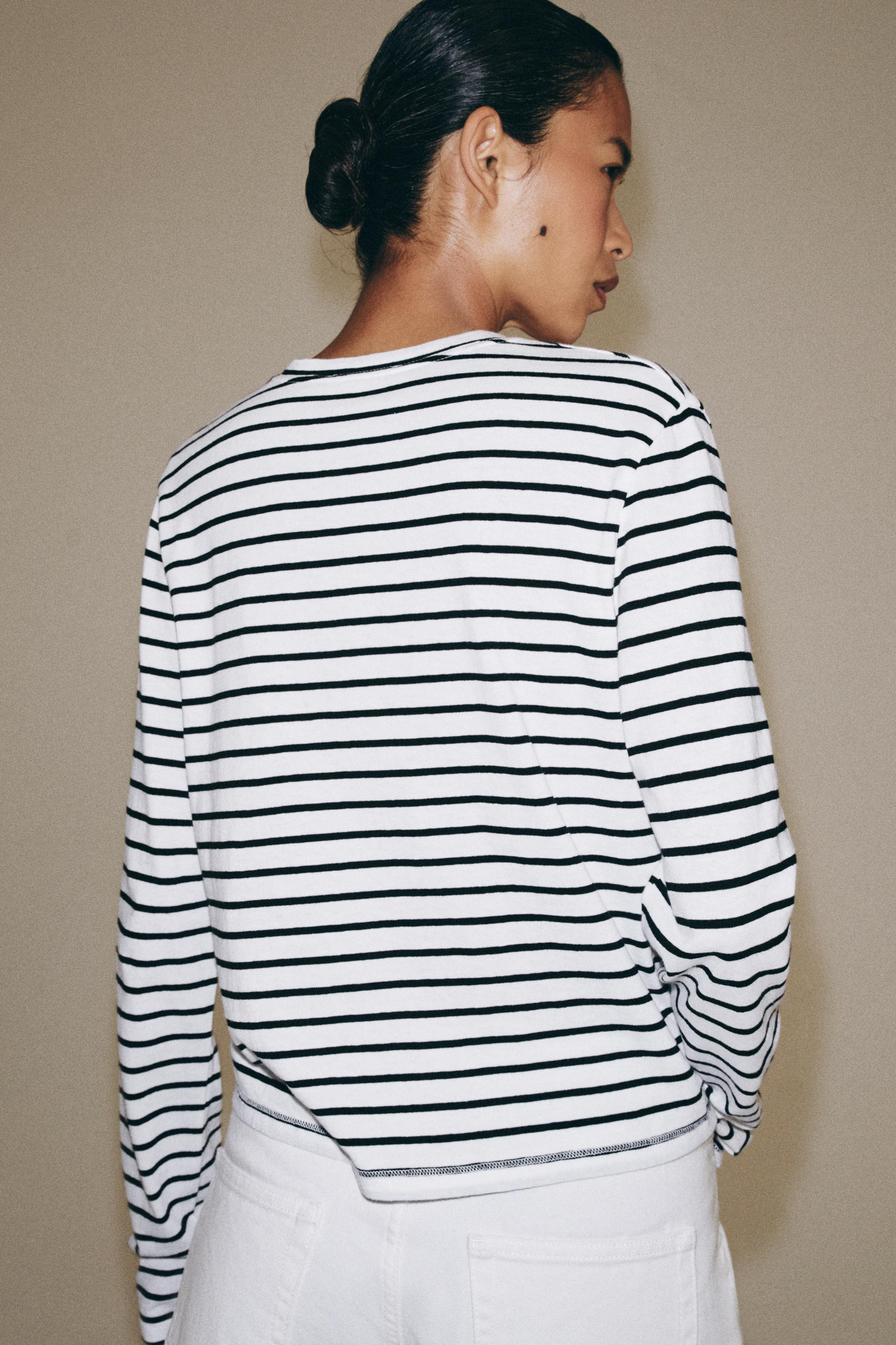 100% COTTON BUTTON T-SHIRT | Zara US