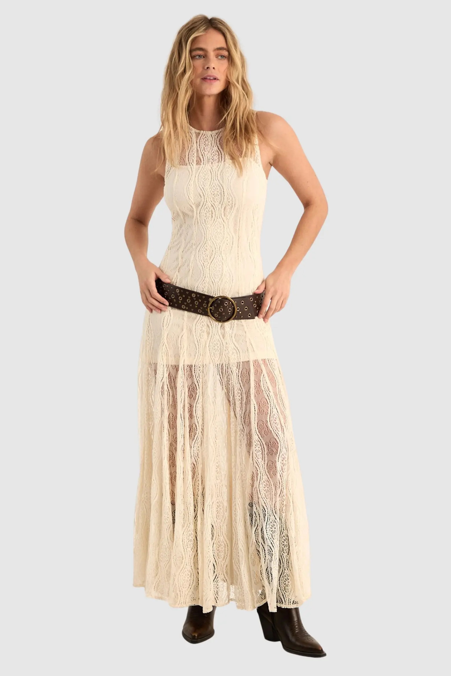Vintage Lace Godet Hem Maxi Dress (Women) | Nordstrom | Nordstrom