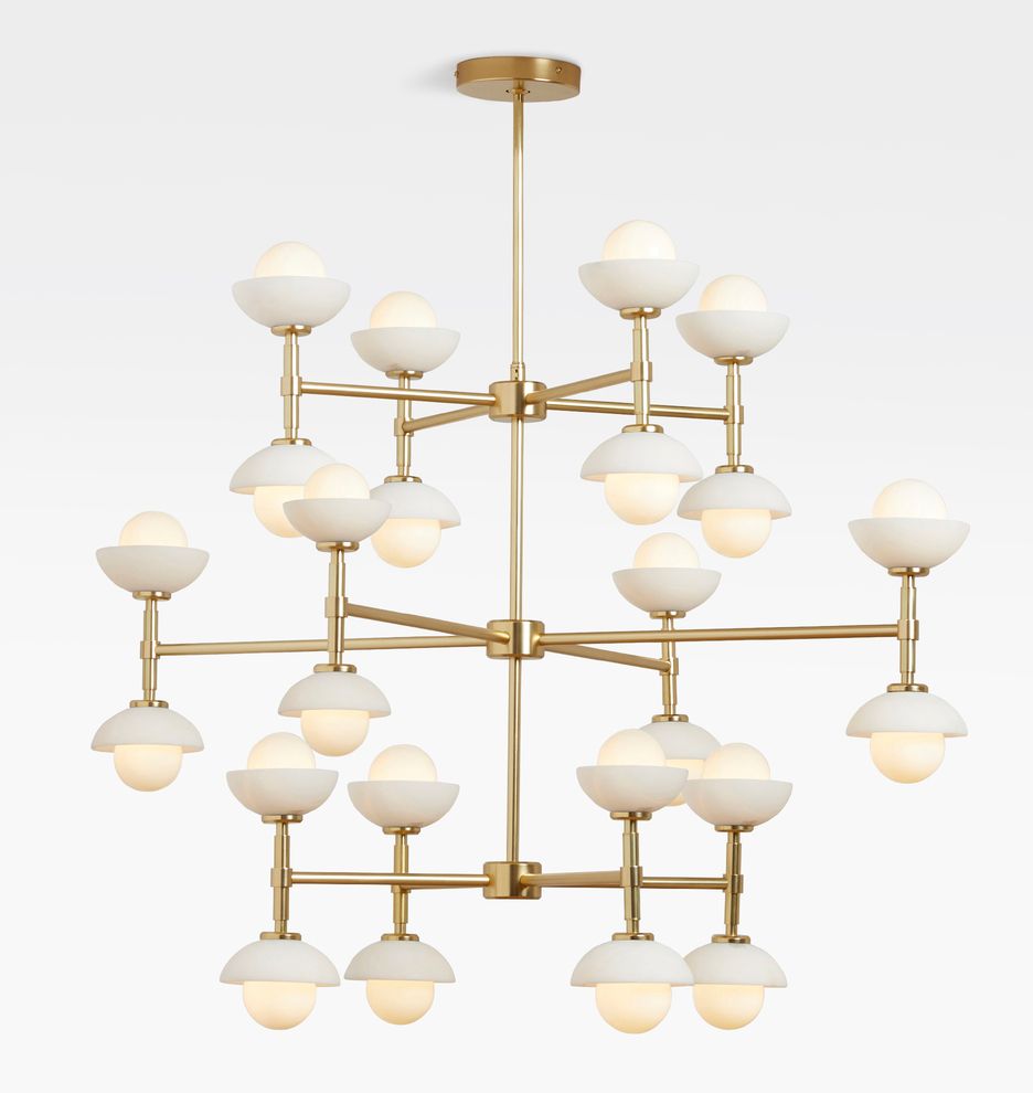 Greenwich 38" 3-Tier Chandelier
 | Rejuvenation | Rejuvenation