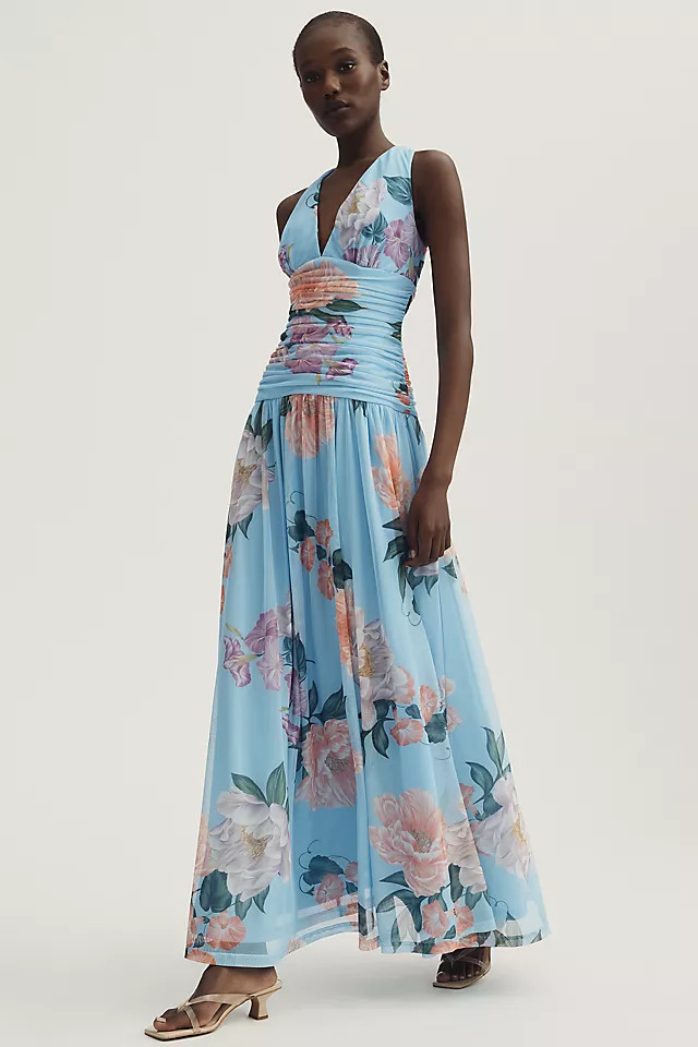 Jadey V-Neck Maxi Dress | Anthropologie (US)
