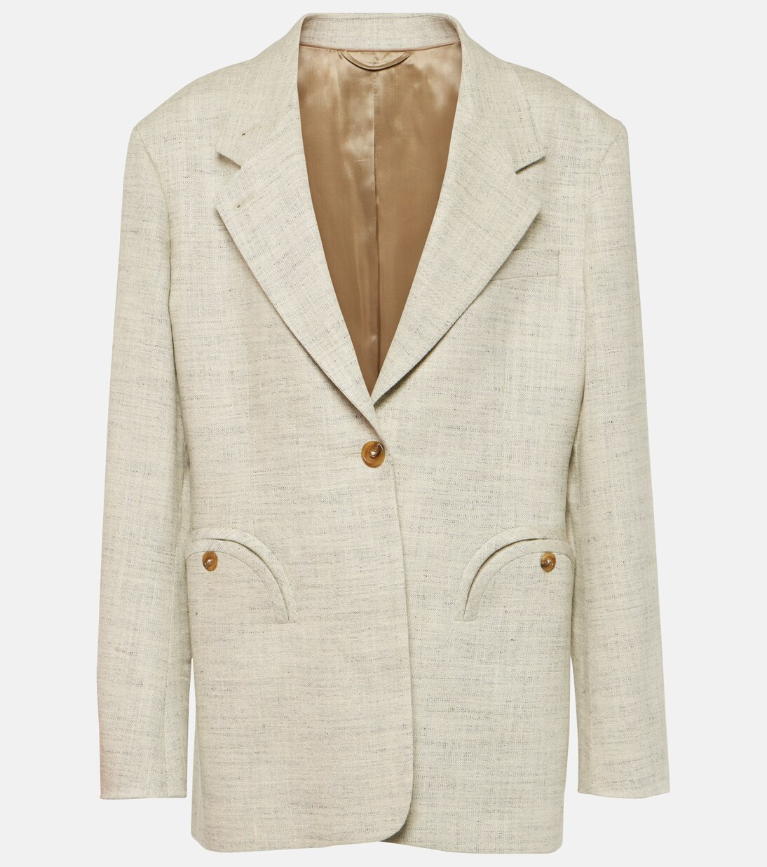 Laluna Daisy linen and silk-blend blazer | Mytheresa (UK)