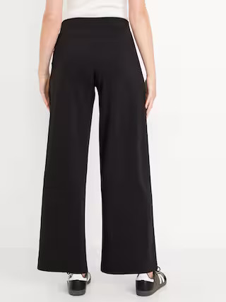 High-Waisted PowerSoft Trouser Pants | Old Navy (US)
