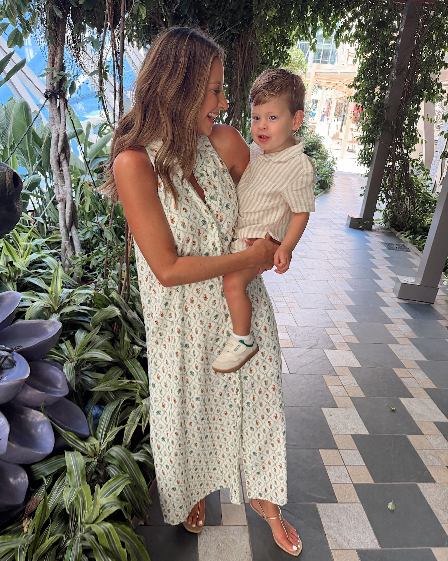 Cruise ootds with my little man! In a small dress, sandals and accessories- fits tts.

#LTKootd #LTKgrwm #LTKTravel