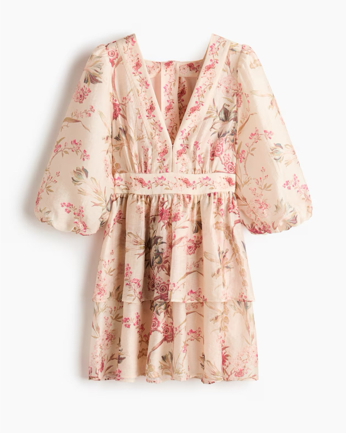 Blush pink floral  dress - Zimmermann look for less! 

#LTKSeasonal