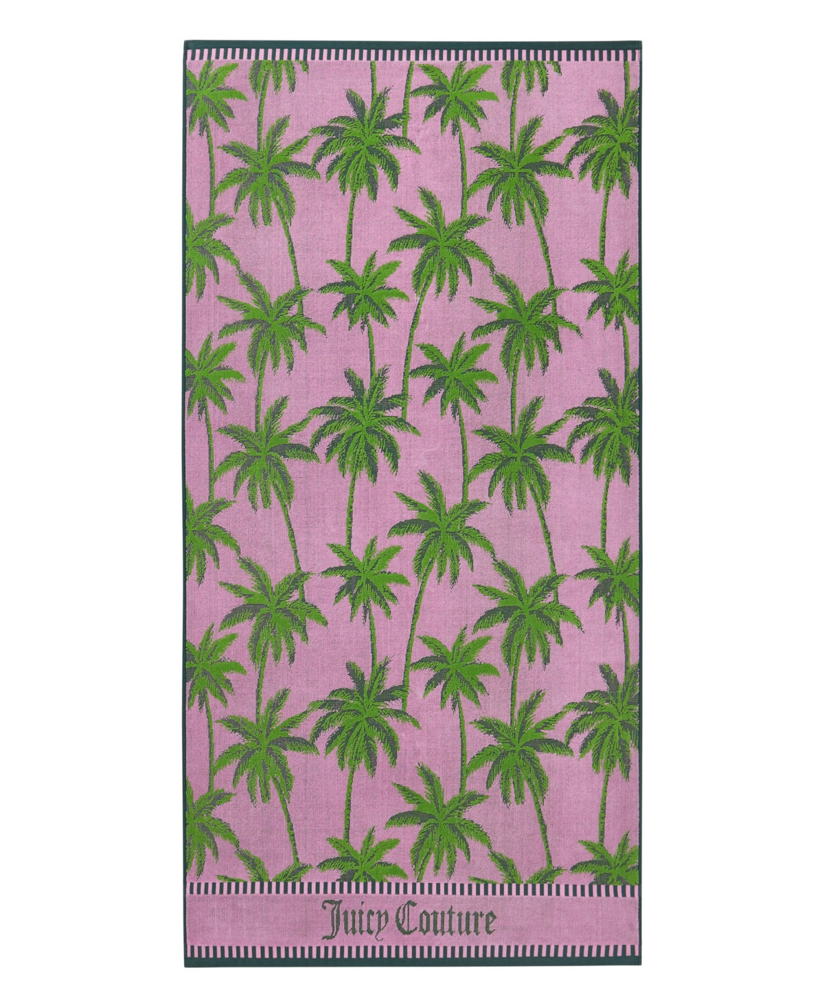 Juicy Couture Palm Trees Cotton Beach Towel, 36" x 72" - Palm Tree | Macy's