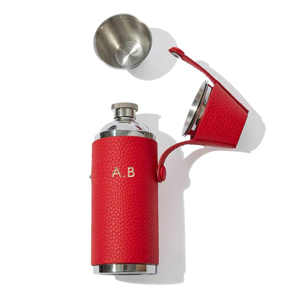 Personalised Leather Flask | Gifts for Him | Not Another Bill | Not Another Bill