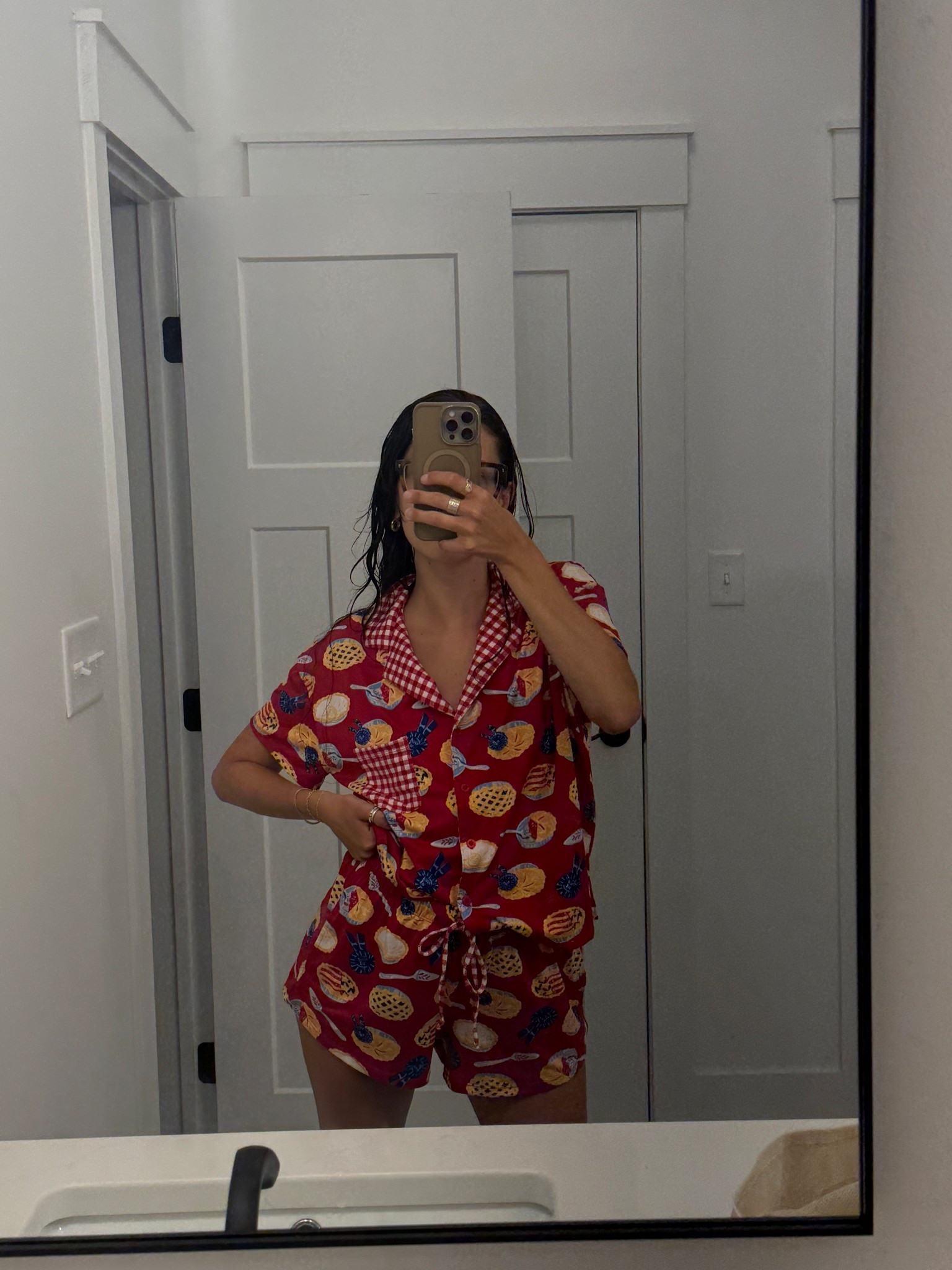 A Walmart find under $15. The cutest 4th of July pajamas! 
 #pajamas #walmartfind 