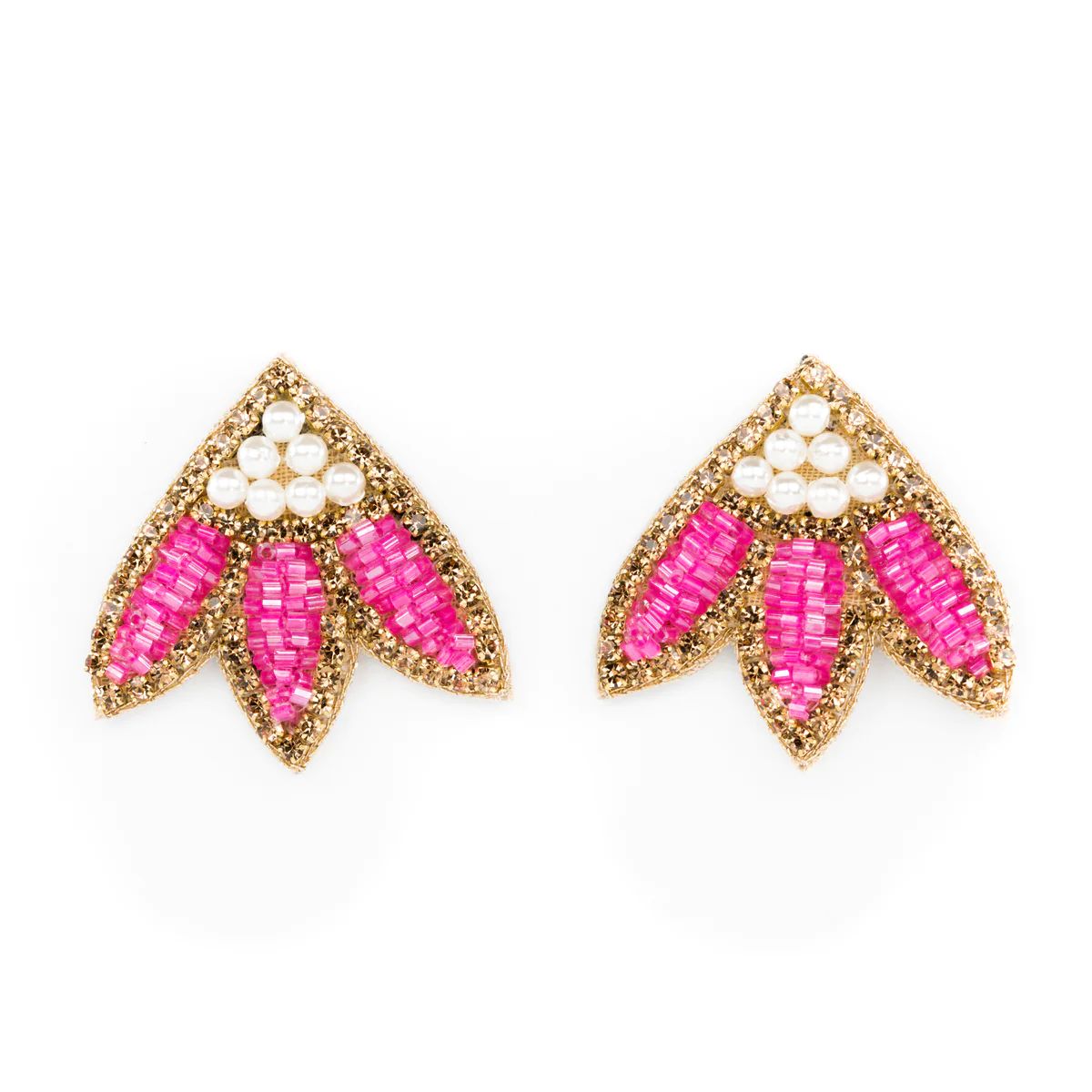 Calypso Studs in Pink | Beth Ladd Collections