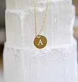 A initial Gold-Plated Necklace | Amazon (US)