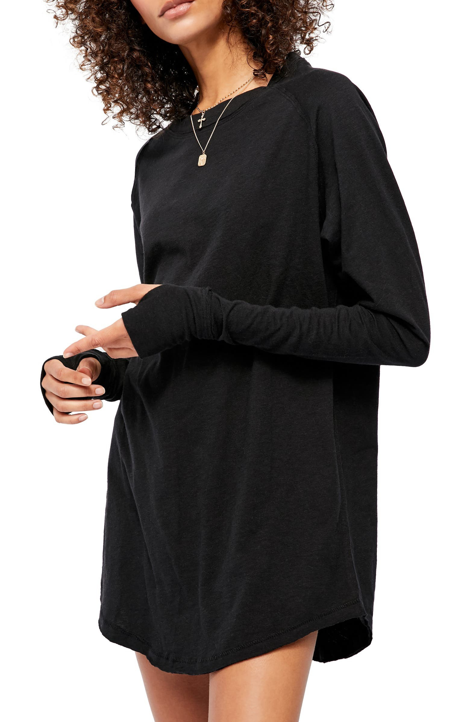 Arden Extra Long Cotton Top | Nordstrom